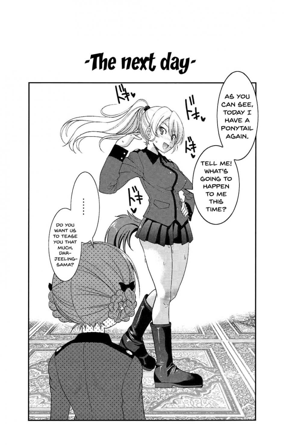 Hentai Manga Comic-Darjeeling-sama's Ponytail-Read-17